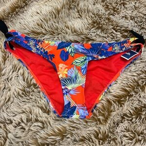Tropical Print Bikini Bottom